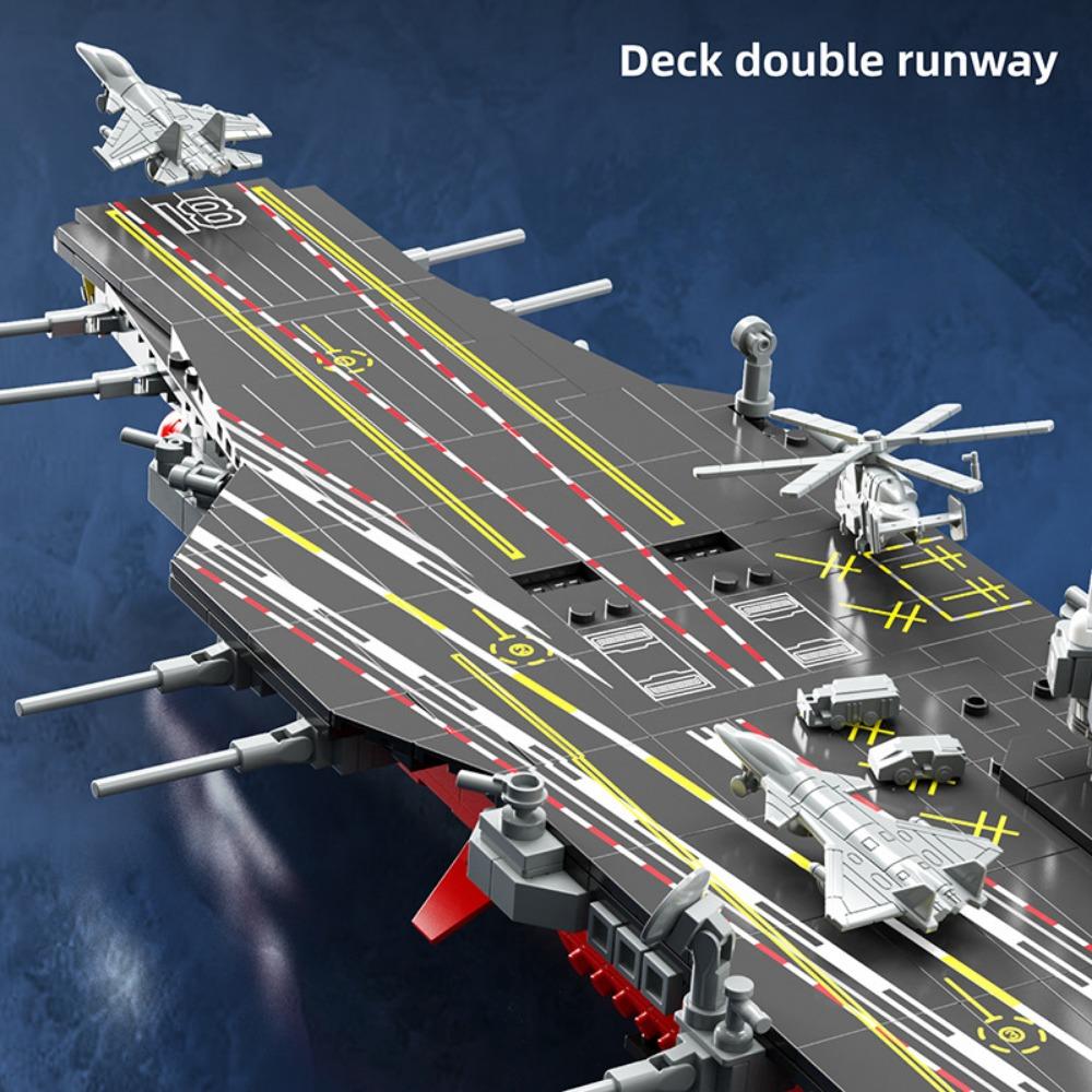 1806Pcs Fujian 003 Aircraft Carrier Building Blocks Military Battleship Brick Weapon Warship For Boy Children'S Ideal Toy Gifts