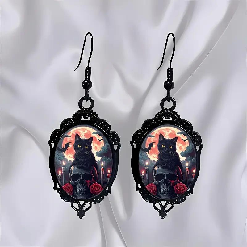 Fashionable Retro Elegant Necklace Earring Three Piece Set