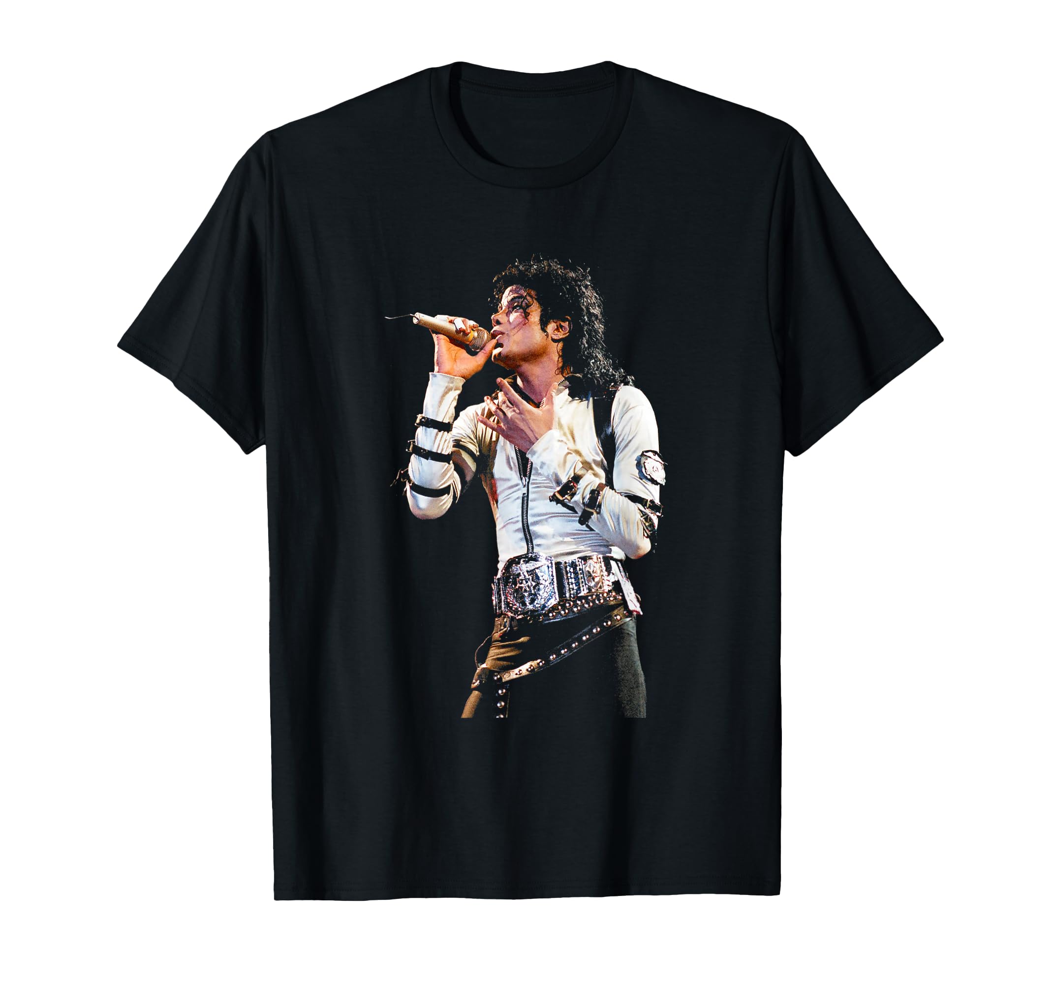 

Michael Jackson Singing Live Bad World Tour 1988 T-Shirt