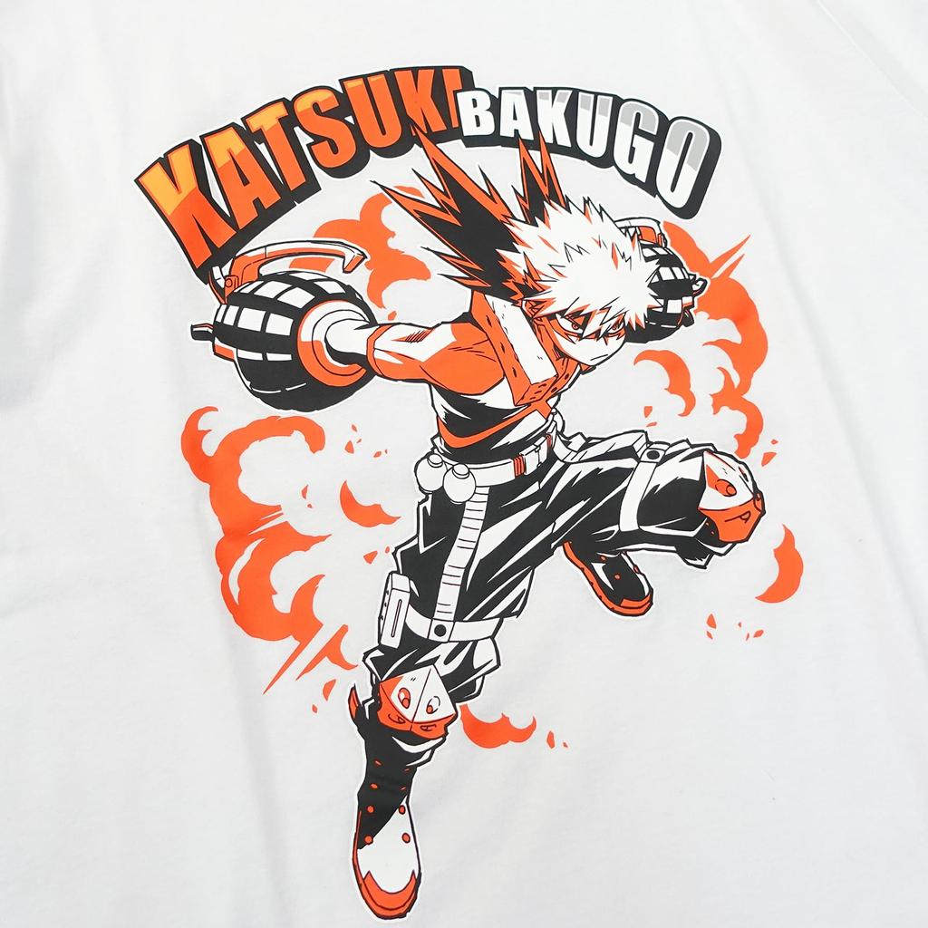 [Fine Plus] My Hero Academia Short Sleeve T-Shirt, Bakugo, Katsuki Bakugo Character