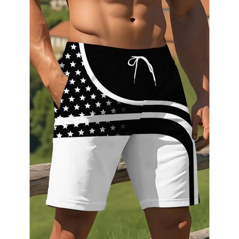 Cotton Blend Mens Underwear Boxers Shorts Male Casual Sleepwear Underpants Plaid Loose Comfortable Homewear Sleeping Short Pants