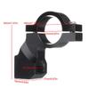 1pcs Motorcycle Mirror Bracket Mount 10mm Thread Sliding Handlebar Mirror Clip Bracket Adapter Clip