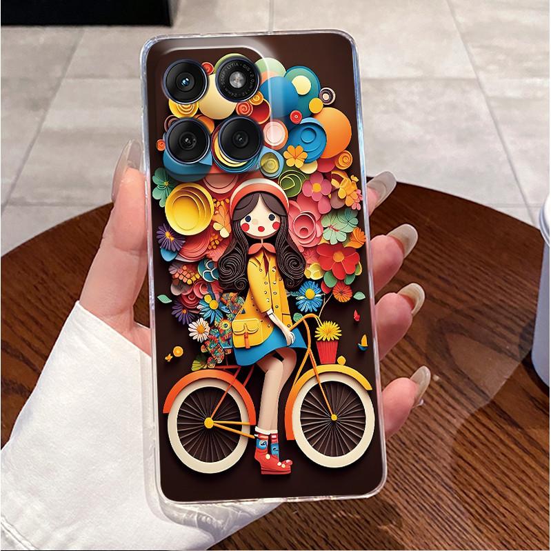Phone Case For Motorola Edge 60 Fusion/Edge 60/Edge 60 Pro/Edge 60s Soft TPU Clear Popular Painted Casing Shockproof Cover