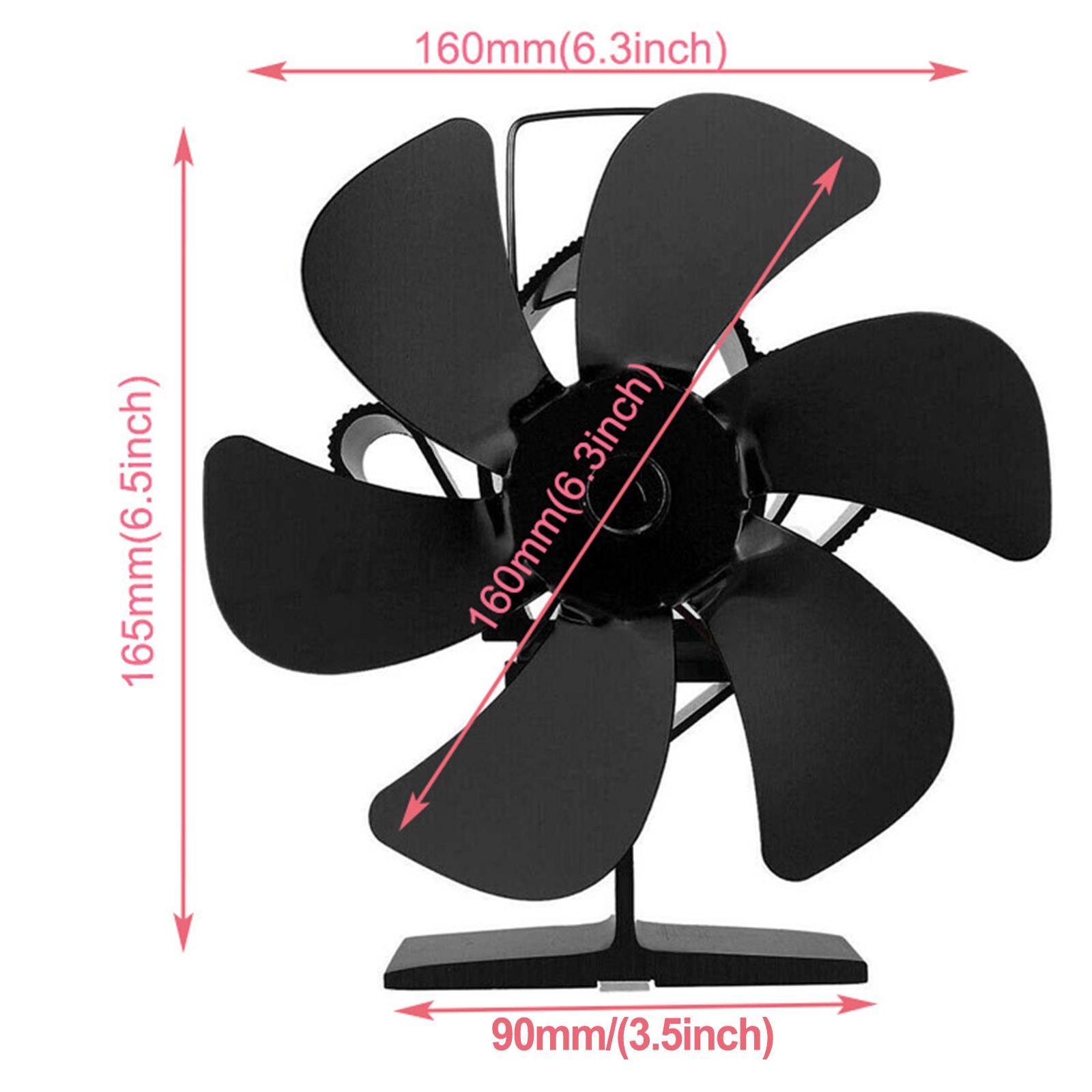 

Heat Powered Stove Fan Fireplace Fan 6 Blades Quiet Operation Fan for Enhanced Airflow and Fuel Saving in Wood Stoves China Mainland