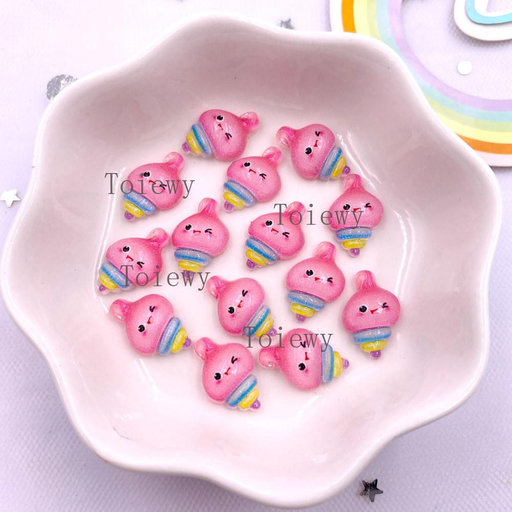 50pcs Resin Mini Colorful Mermaid Tail Shell Starfish Seahorse Conch Flatback Rhinestones Figurine Nail Art DIY Scrapbook Crafts