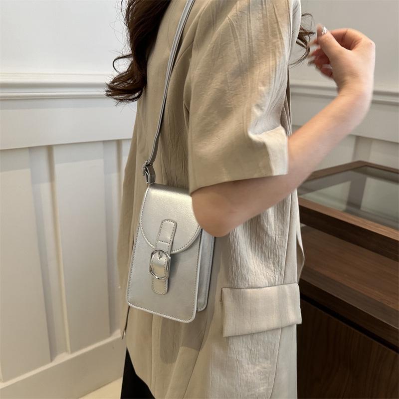 Retro Literature and Art 2025 New Fashion Personalized Mobile Phone Bag Niche Design Casual Messenger Bag Women's Bag Shoulder Bag