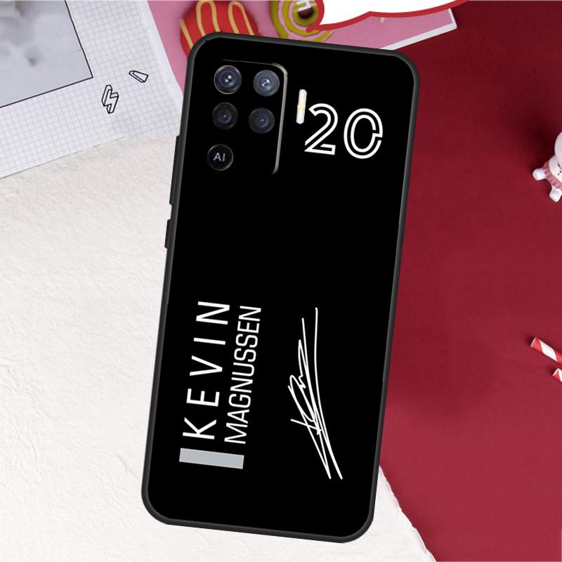 Kevin Magnussen Case For Oppo A17 A57 A77 A74 A54 A94 A78 A98 A18 A60 A80 A40 A38 A58 A96 A76 A16 A15 A5 Pro