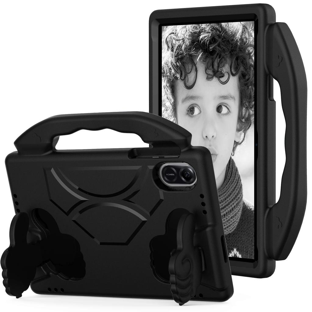 EVA Kids Portable Thumb Stand Tablet Case for Honor Pad X8A Case 11Inch Soft Solid Color Skin Feel Shockproof Full Protect Cover