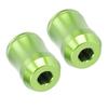 2 Pezzi Anelli Magnetici Portavite con Attacco Esagonale da 6,35mm Magnetizzatore per Punte da Avvitatore Lega di Alluminio ad Alta Durezza Verde