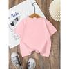 European sizes  Girls' Casual Cotton T-Shirt with Cartoon Cow Print Top