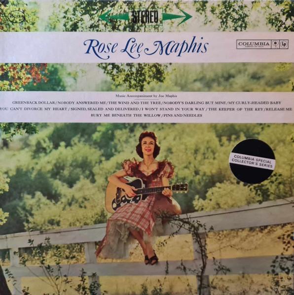 

LP Record ROSE LEE MAPHIS Rose Lee Maphis CSP8398 Columbia Specia US CountryFolk Used