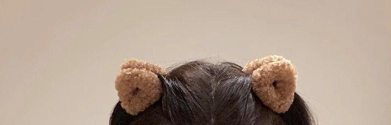 Plush Cat Ear Shaped Hair Clip for Ladies, Sweet and Cute Duck Beak Hair Clip, Fashionable  Hair  Accessory  Creativity