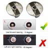 4Pcs Stove Cooker Knob Burners Control Knob Heavy Duty Cooktop Control Knob
