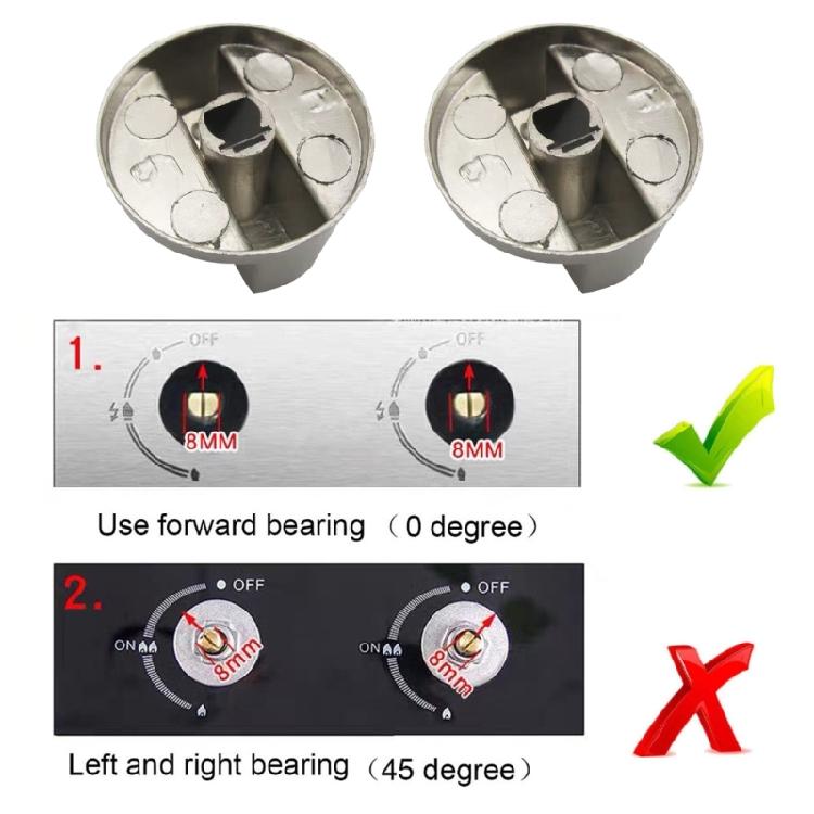 4Pcs Stove Cooker Knob Burners Control Knob Heavy Duty Cooktop Control Knob