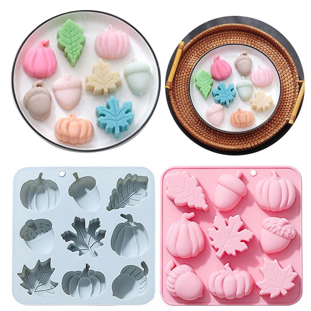 

Форма для шоколадного торта, осенний урожай, силиконовая форма, лист тыквы, дуб, форма фруктов, осень, День благодарения