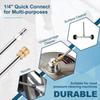1Pcs Straight Spray Lance Rod Stainless Steel Electric Washer Nozzle Durable Washer Extension Wand