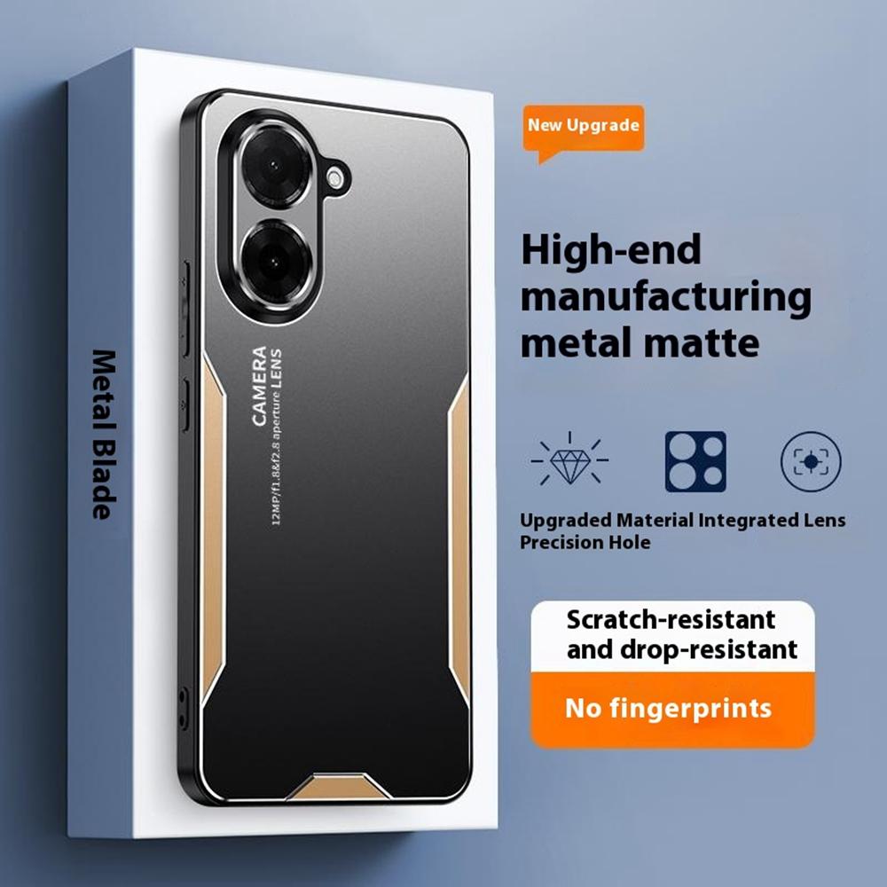 

Для Xiaomi Redmi A5 4G (171.7мм) Чохол для телефону Алюмінієвий сплав ТПУ ПК Задня кришка Blue