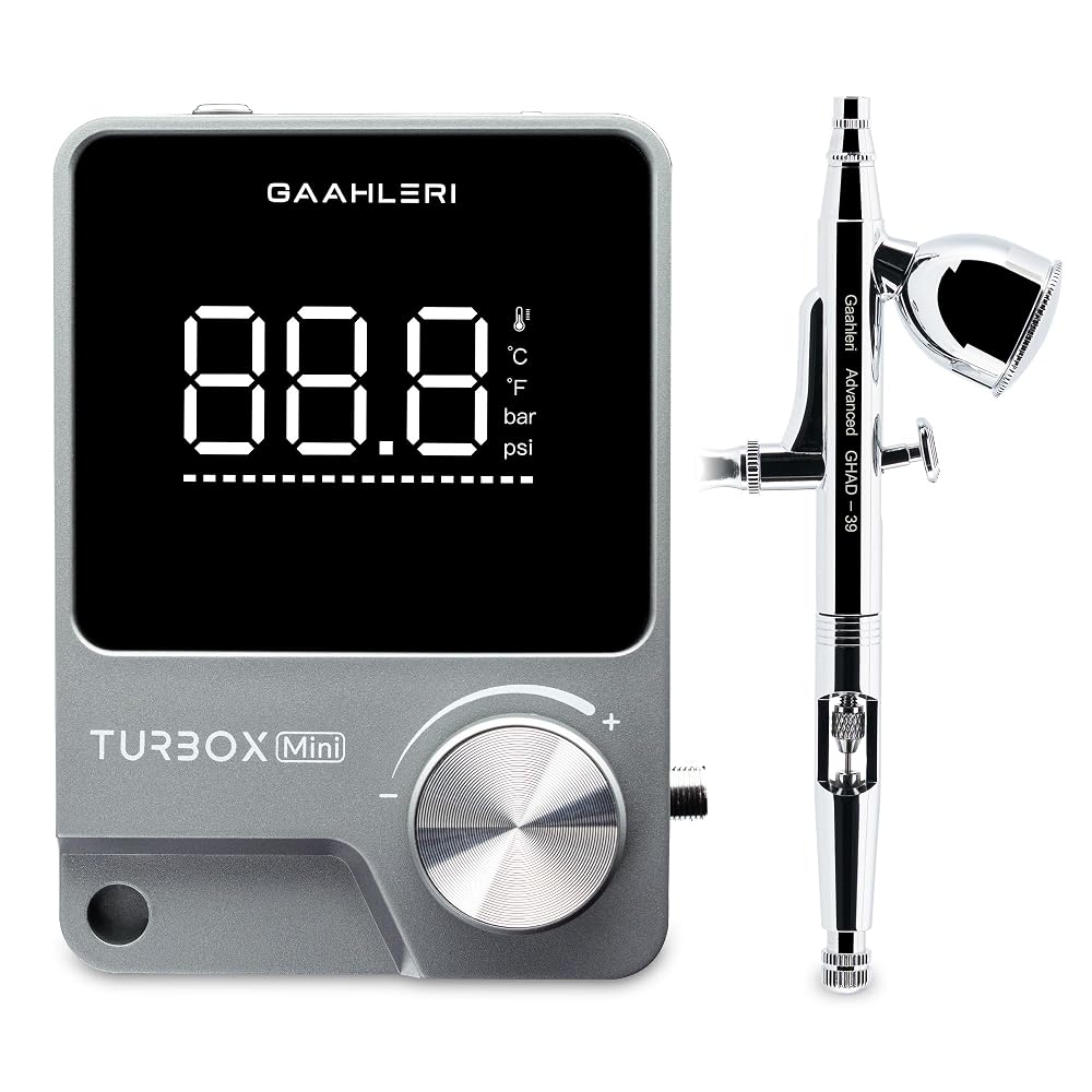 Gaahleri Airbrush Kit with Turbox Mini