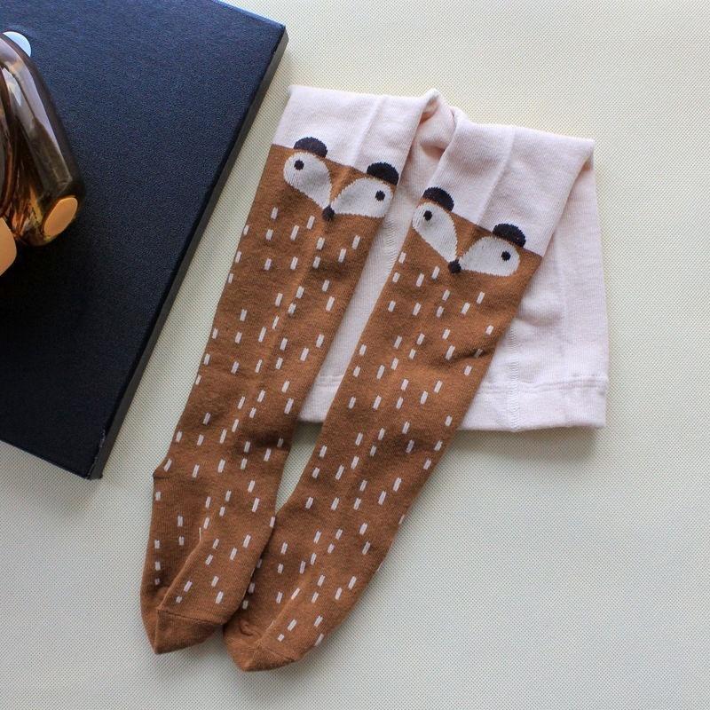 Baby Kids Girls Lovely Cotton Fox Tights Socks Stockings Pants Hosiery Pantyhose