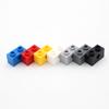 Non-Toxic 120Pcs Technology 32064 Brick 1X2 With Axle Hole Thick Model Building Blocks Compatible Accessories Parts Mechanical Science