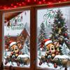 2Sheet Christmas Window Clings Statics Window Sticker for Christmas Decorations Top Sale