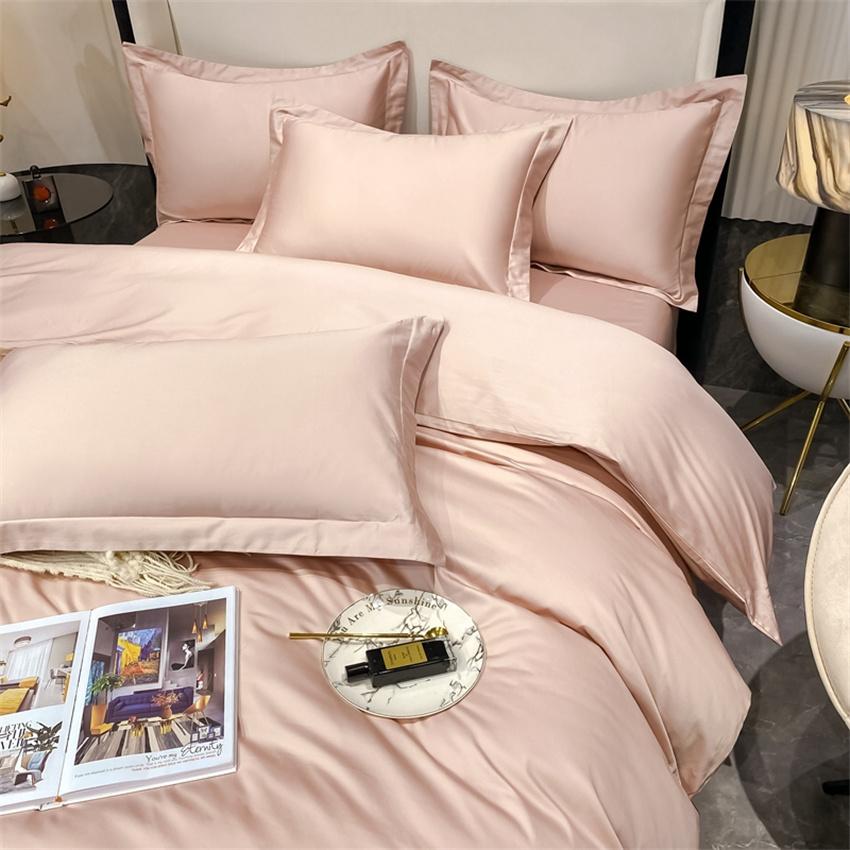 Luxury Bedding Set 100% Egyptian Cotton Duvet Cover Pillowcase Ru Europe Double Queen King Size Bed Linen Soft Bed Sheet Sets