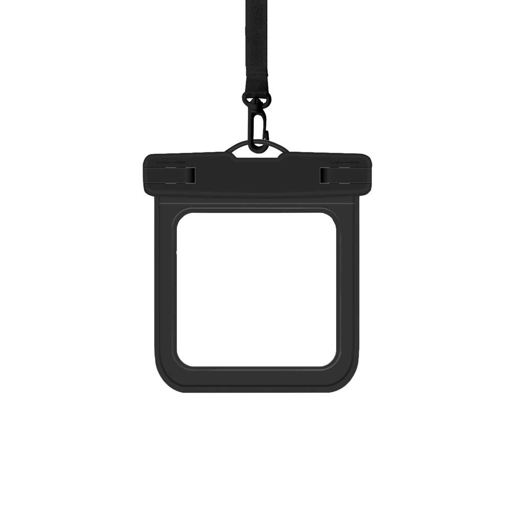 Adjustable Strap Square Waterproof Pouch Lightweight Crossbody Dry Bag PVC Storage Pack  Kids чёрный