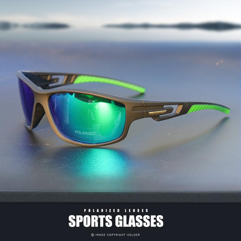 3 Stück polarisierte Sportsonnenbrillen für Herren, strapazierfähiger matter Rahmen, HD polarisierte Gläser, Wandern, Angeln, Motorsport, Freizeit