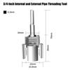 DN15 DN20 Pipe Threading Tool Hex Shank Die Internal External Threads 1/2&3/4 Water Pipes PPR PVC MPP Detachable