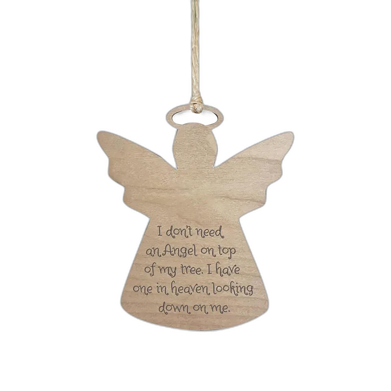

Wooden-Angel Ornament DIY Craft Design Home Car Decoration For Easter Holiday Ornament