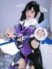 Miccostumes Erwachsenes Magical Girl Anime Spiel Ärmelloser Body und Trikot Outfit Niedliches und Moe Cosplay Kostüm für und Foto Lila Damen Set,