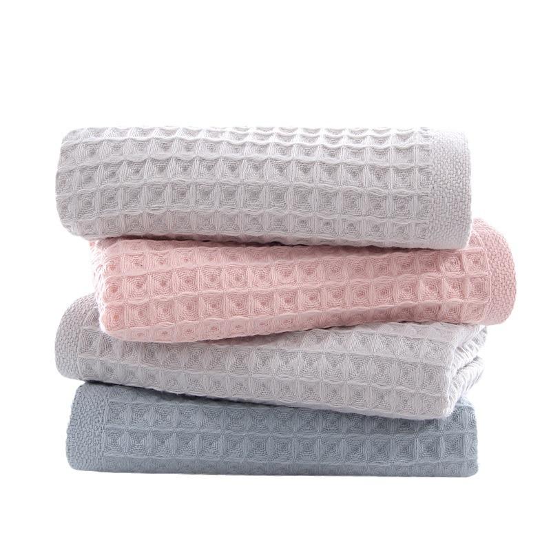 Honeycomb Waffle Pure Cotton Absorbent Face Washcloth Towel