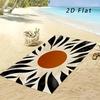 Minimalist Abstract Sun Microfiber Beach Towel Sandproof Waterproof Bath Towel Large Pool Blanket Summer Vacation