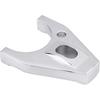 Distributor Clamp Hold Down, Chrome Billet Aluminum Distributor Hold Down for SBC SB BB HEI Electronic