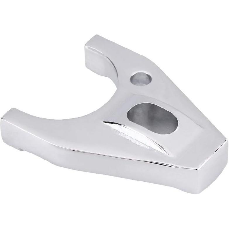 Distributor Clamp Hold Down, Chrome Billet Aluminum Distributor Hold Down for SBC SB BB HEI Electronic