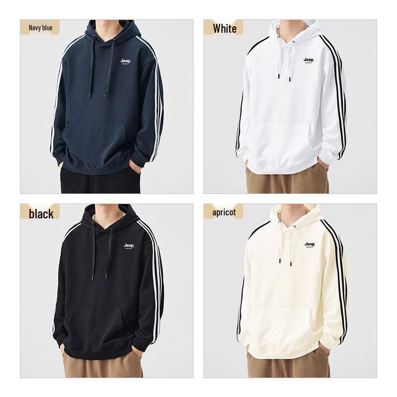 JEEP SPIRIT Men's Hooded Pullover Sweatshirt