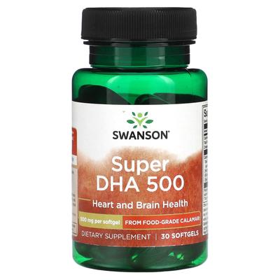 Super Dha 500, 500Mg, 30 Softgels