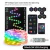 RGB String Light String Waterproof Multi-color APP and Remote Control for Party Outdoor Camping Bedroom Christmas Decoration