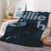 Singer B-Billie-Girl E-eilish Blanket Design Lightweight  For Dorms, Naps, Living Room, Office,Sofa,All-Season