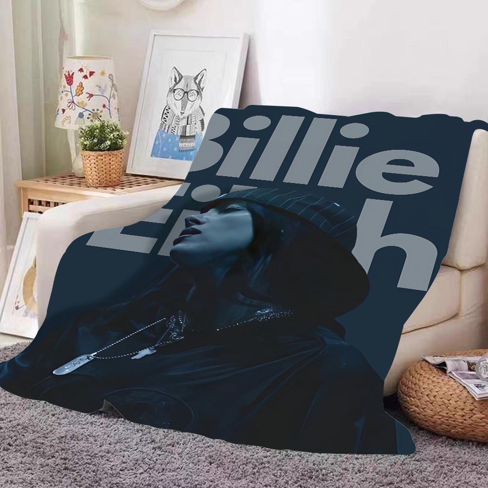 Singer B-Billie-Girl E-eilish Blanket Design Lightweight  For Dorms, Naps, Living Room, Office,Sofa,All-Season