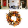 Ghirlanda Foglia d'Acero Zucca Ghirlanda Artificiale Decorazione Porta d'Ingresso Decorazione del Ringraziamento
