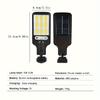 Solar Street Lights with Remote Control,3 Modes of Sensing, Outdoor Garden Wall Lights, Courtyard Lighting, Modern and Durable Lighting