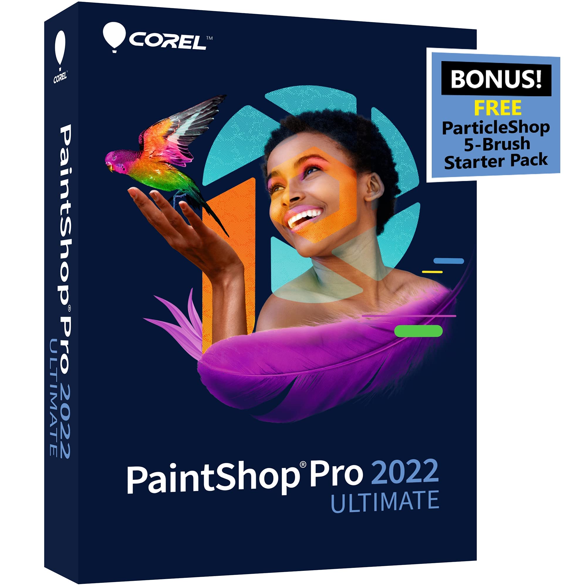 

Corel Corel PaintShop Pro 2022 Ultimate. Окремо постачається з інструкцією японською мовою [Артикул] синій