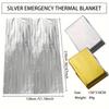 Emergency Blanket For Heat Preservation, Waterproof And Windproof, Suitable For Outdoor Camping, Hiking, Survival, Rescue, And Sun Protection