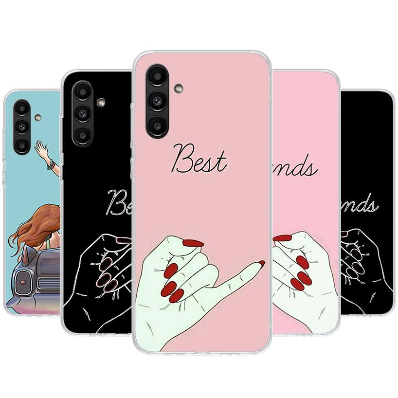 Girls Bff Best Friends Forever Phone Case For Samsung Galaxy A02S A12 A22 A32 A42 A52 A72 A51 A50S A71 A41 A31 A21S A70S A40 A30