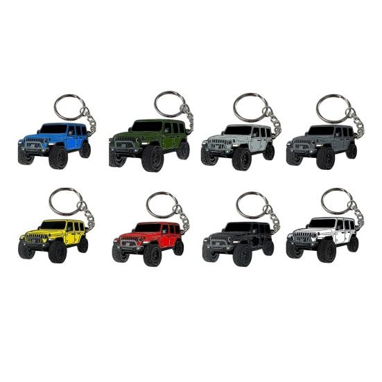 Keychain Pendant, Pickup Truck Shape Portable Keychain, Multiple Colors Great Gift for Off-Road Enthusiasts