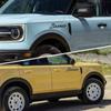 Bronco Decals Emblems 3D Nameplate Car Decal Logo Letter Sticker for Ford Bronco Sport 2022   4-Door
