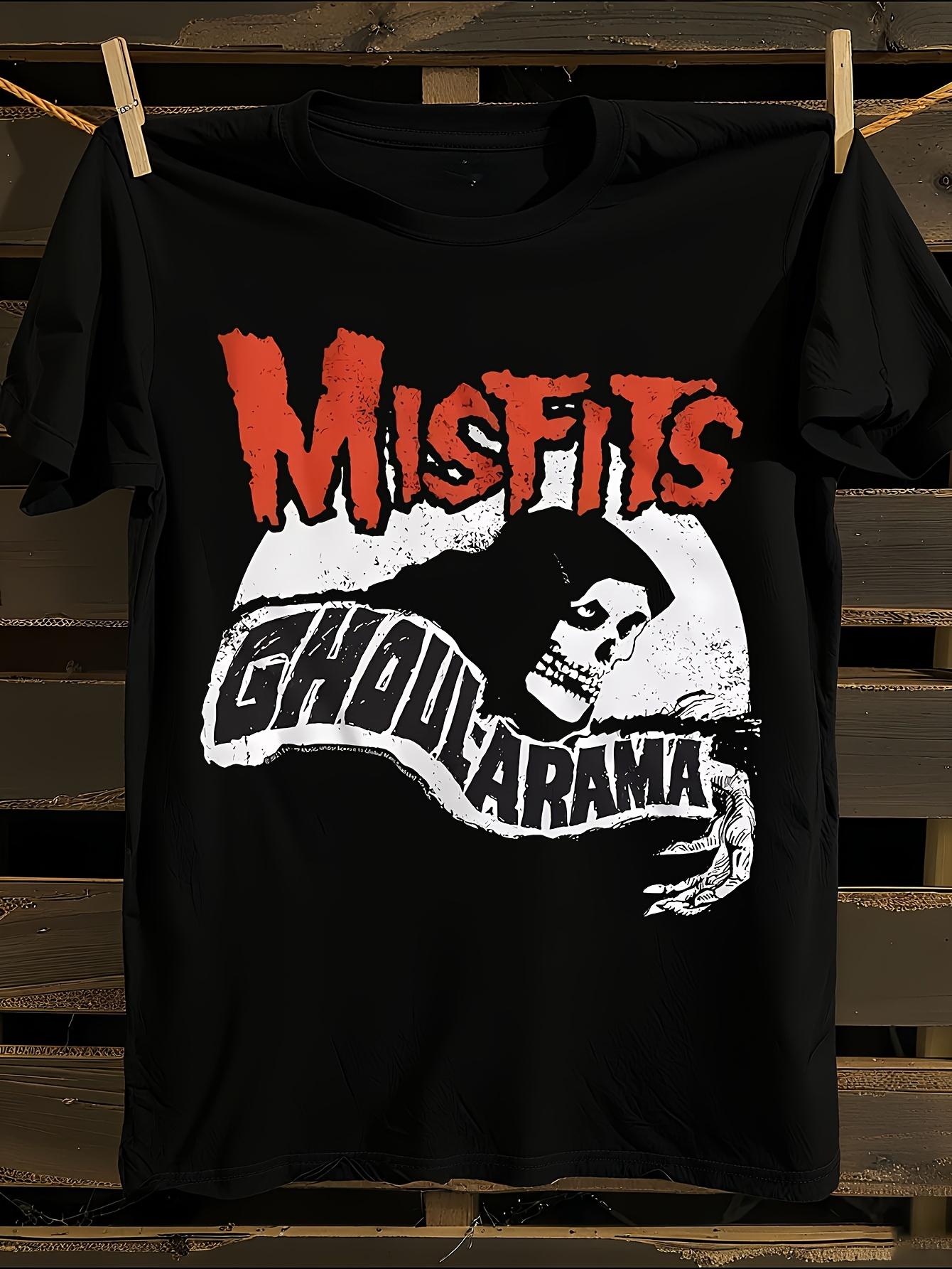 Misfits Ghoularama Gothic Logo Ghoul Graphic Tshirt XXL