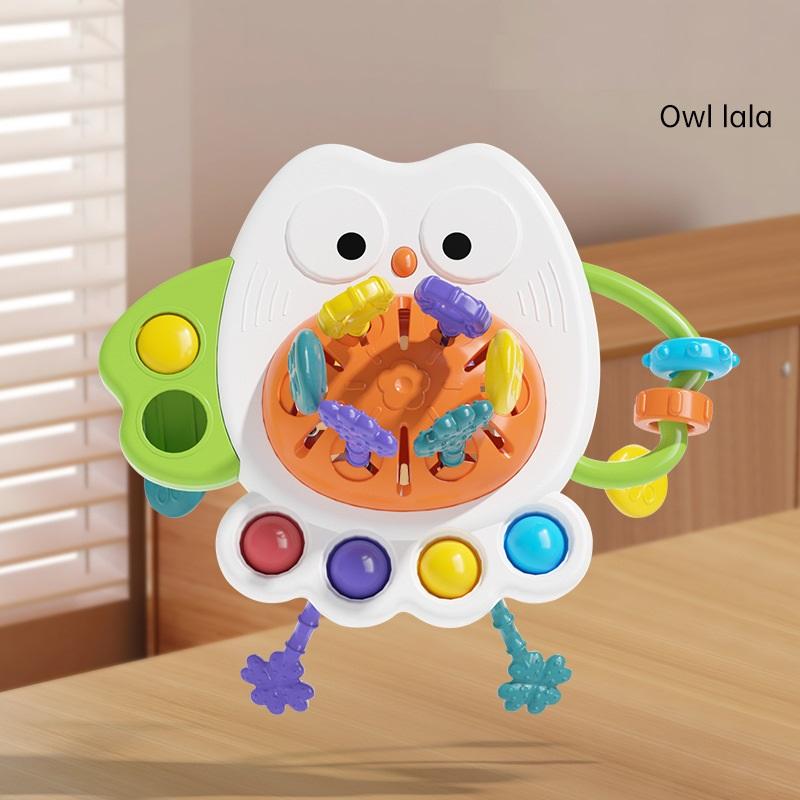 Toys Educational Toys Activity Development Pull String Silicone Teething Rattle Learning Toy Baby Sensory Montessori 6 12 Months