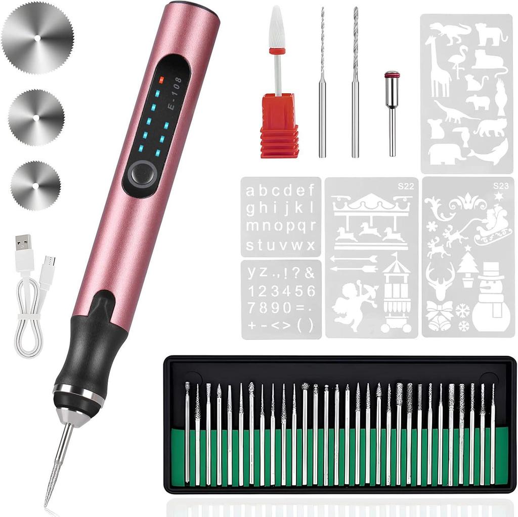 Electric Grinder Pen: Handheld Carving, Polishing & Engraving Tool for Jade & Wood